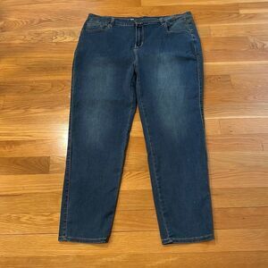 AVENUE denim skinny jeans size 22tall .